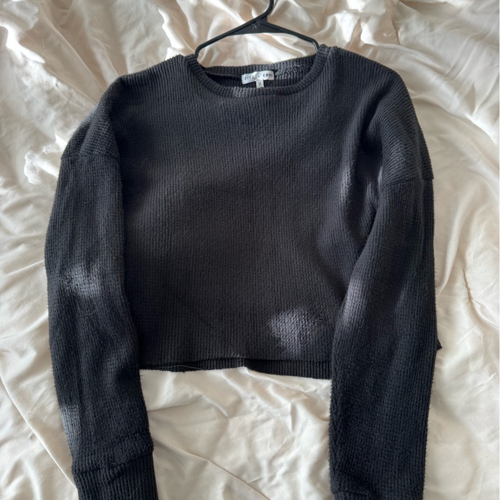 Buckle Women's Black Crew Neck Sweater